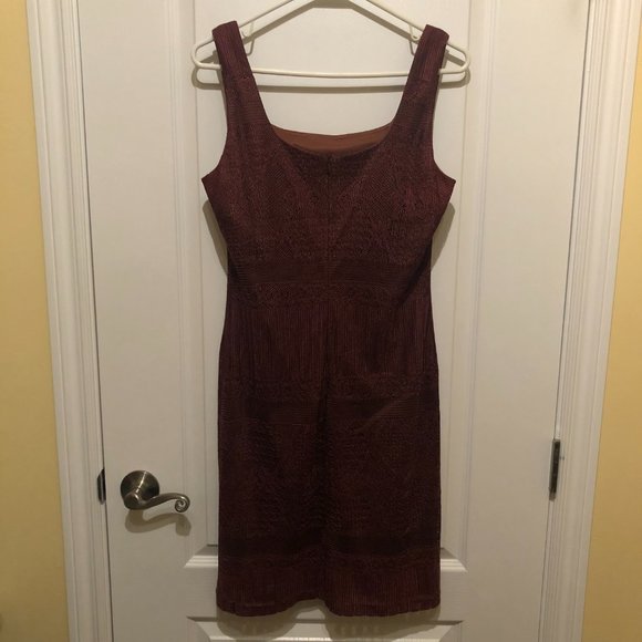 Vintage Algo Dress Size 8 Made in Canada 100% Polyester 100% Acetate Lining - Picture 2 of 9